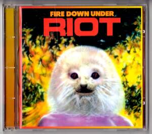 Used CD 輸入盤 ライオット RIOT『ファイアー・ダウン・アンダー』 - FIRE DOWN UNDER(1981年発表/1997年発売)全15曲(10+ボーナス5)EU盤