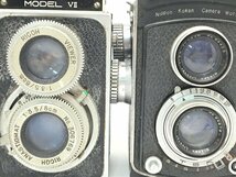 RICHOFLEX MODEL VII / Nikkenflex 二眼レフカメラ 2点 まとめ ジャンク 中古 _画像2