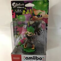 在庫2　amiibo ボーイ　ネオングリーン　スプラトゥーンシリーズ　任天堂　Amazonプレミア_画像1