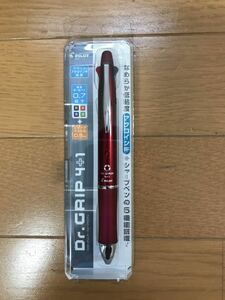 未開封 PILOT パイロット 多機能筆記具 ドクターグリップ4+1 4色油性ボールペン0.7mm細字+シャープペンシル0.5mm ボルドー アクロインキ