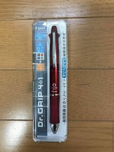  unopened PILOT Pilot multifunction writing brush chronicle .dokta- grip 4+1 4 color oiliness ballpen 0.7mm small character + mechanical pencil 0.5mm bordeaux a black in ki