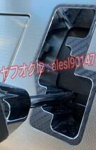 20系 25系 アルファード シフトゲート シート ステッカー カスタム パーツ 内装 シフトノブ インテリア 3D カーボン ブラック 黒_画像1