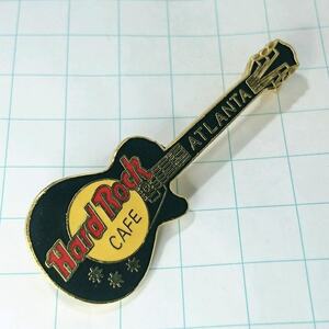 送料無料)Hard Rock Cafe ギター 黒 ハードロックカフェ ピンバッジ PINS ブローチ ピンズ A07459