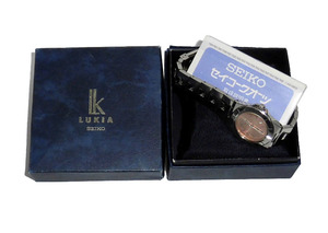 電池交換済 SEIKO セイコー LUKIA ルキア ステンレス 腕時計 7N82