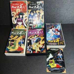 未DVD化◆VHS 5本セット◆変幻退魔夜行 カルラ舞う!『劇場版 −奈良怨霊絵巻−』＆1・2・4・6巻の計5本◆ポストカード付●永久保貴一