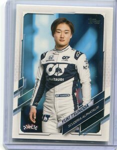 2021 Topps Formula 1 F1 Yuki Tsunoda 角田裕毅 RC