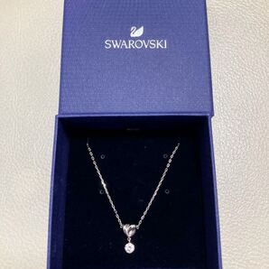 送料無料 未使用に近い 美品 スワロフスキー Swarovski Lifelong Heart ペンダント シルバー 5517928 愛の不時着 韓国ドラマ 箱付き