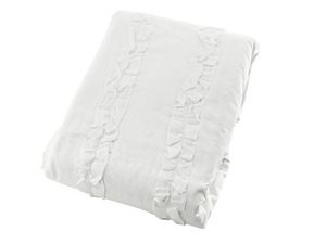 .. futon cover cotton 100% frill cover ring double width 190x210cm white 
