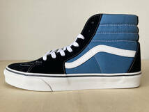 28.5cm ネイビー ホワイト バンズ スケハイ VANS SK8-HI NAVY US10.5/28.5cm VN000D5INVY_画像3