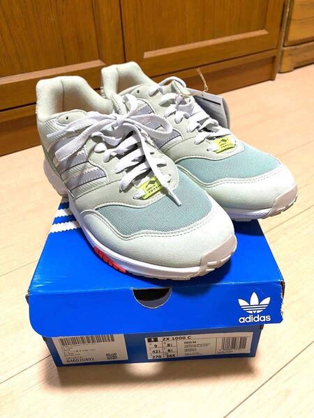 新品未使用 adidas スニーカー ZX 1000C 27.0cm 淡いグリーン系