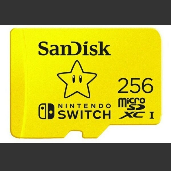 【新品】任天堂スイッチ switch 推奨 マイクロSDカード サンディスク 256GB SanDisk microSDXCカード