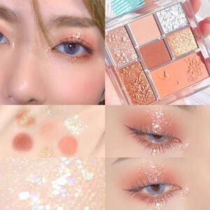 XiXi eyeshadow 7色アイシャドウパレット # 1