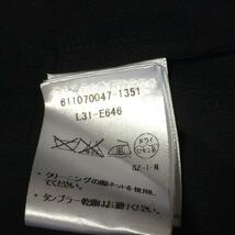 【新品】エキップモン(EQUIPMENT) 長袖シャツ S 黒 /01164_画像9