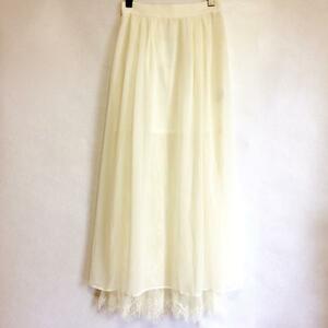 [ новый товар ] Erin (ELIN) длинная юбка 36 белый /00804