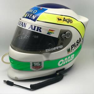  actual use / in cam attaching /1998 year / Jean karurofijikela/Giancarlo Fisichella/BIEFFE/ helmet / Benetton /Benetton