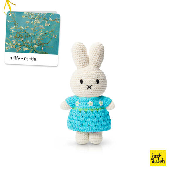 【ミッフィー】ジャストダッチあみぐるみゴッホ新アーモンドの花ワンピースドレス　miffy