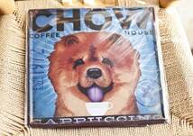 金属製ポスター/チャウ・チャウCHOW/看板/ヴィンテージ★_画像1