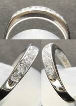 新品　Pt900プラチナ　輝くダイヤモンド 0.3ct リング_画像2