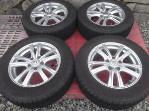 バリ山 REVO2 GZ スタッドレス＆アルミ ZEPHYR PCD114.3-5H 215/60R16 2012年製/2014年製 4本セット