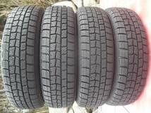 超バリ山 スタッドレス＆アルミ PCD100-4H 155/65R13 2015年製 4本セット 美品_画像2