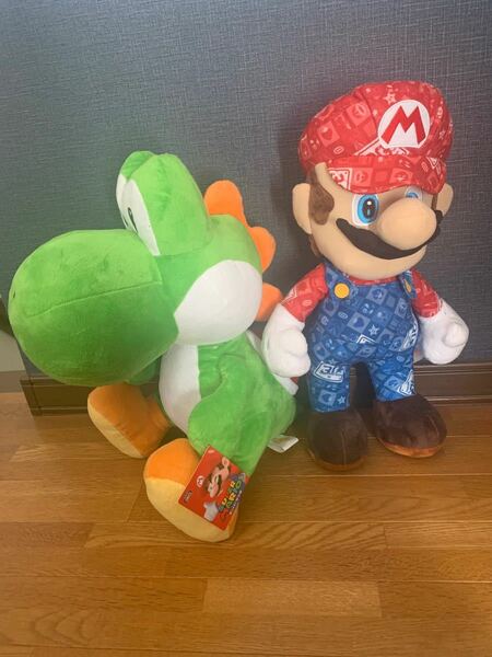 マリオ　ヨッシー　ビッグぬいぐるみ