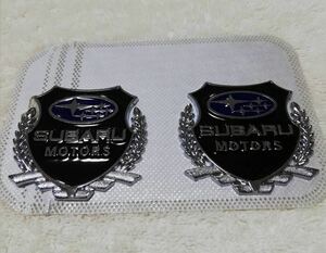 ★ SUBARU Silverー 3D Emblem ★Authorised inspection） BRZ GR Impreza WRX 22B レヴォーグ Legacy Forester XV OUTBACK BOXER STI JDM USDM
