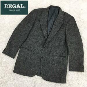 REGAL リーガル テーラードジャケット ツイード ニューウール 背抜き センターベンツ メンズ サイズ92A5