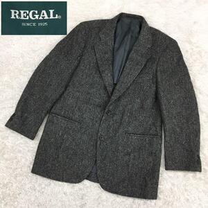 REGAL Reagal tailored jacket tweed new wool unlined in the back center Benz men's size 92A5