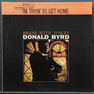 【米オリジナル】DONALD BYRD NYラベル IM TRYIN' TO GET HOME ドナルドバード BLUE NOTE / HERBIE HANCOCK / GRANT GREEN