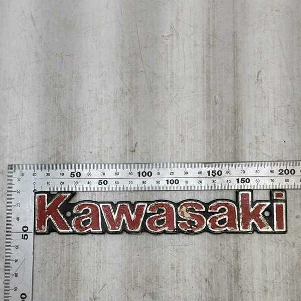 【0331-16】　カワサキ　 Kawasaki　エンブレム　1枚　 当時物　絶版　旧車　 Z900RS　　Z750FX-Ⅱ