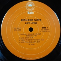 ■EPICレコ! ★RICHARD SUPA/LIFE LINES★送料無料(条件有り)３千枚＋出品中!★オリジ名盤■_画像3