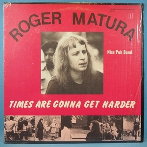 ■FOLKWAYS! シュリンク! ★ROGER MATURA/TIMES ARE GONNA GET HARDER★送料無料(条件有り)３千枚＋出品中!★オリジ名盤■