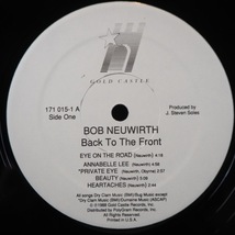 ■マイナー美盤!★BOB NEUWIRTH/BACK TO FRONT★送料無料(条件有り)３千枚＋出品中!★オリジ名盤■_画像3