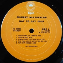 ■歌詞内袋!EPIC!AMOS GARRETT!★MURRAY MCLAUCHLAN/DAY TO DAY DUST★送料無料(条件有り)３千枚＋出品中!★US名盤■_画像3