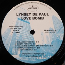 ■CUTEボーカル!SEXY美女ジャケ!★LYNSEY DE PAUL/LOVE BOMB★送料無料(条件有り)多数出品中!★オリジ名盤■_画像3