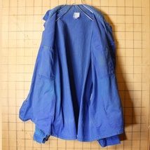 ビッグサイズ 60s 70s フランス インディアン ワッペン ワーク ジャケット カバーオール メンズXL相当 ブルー ヨーロッパ古着_画像4