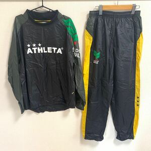 【XL相当】ATHLETA ピステ　上下セット　アスレタ　ウインドブレーカー　サッカー　フットサル　スポーツウェア　トレーニングウェア