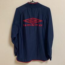 【美品 日本製】UMBRO PRO TRAINING ジャージ アンブロ サッカー フットサル トレーニングウェア スポーツウェア ネイビー サッカー部_画像3