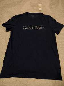 USA購入 カルバン クライン ジーンズ CALVIN KLEIN jeans ティー Tシャツ CKロゴ ダークブルー Mサイズ L 新品未使用