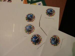 フランス 1998 1998年 サッカー 切手 印刷 封筒 セット 未使用 希少 レア物 スタンプ 記念切手 切手 FIFA ワールドカップ アンティーク 