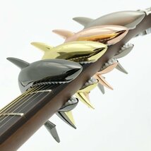 【SHARK CAPO GC-30】No.2 シルバー シャークカポ 高品質 新品 6弦 ギター エレキ アコギ カポタスト_画像4