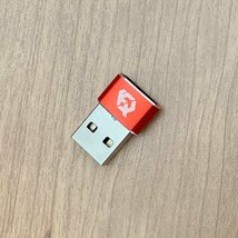 USB Type C ケーブル → USB端子 （Type-A） に変換する アダプター ｘ3 【ピンク】_画像7