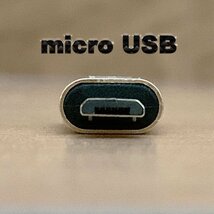 iPhone用 ライトニング ケーブル→ マイクロUSB 端子 に 変換アダプター ｘ1個 【ゴールド】_画像3