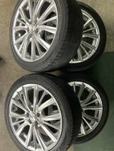 YT)中古アルミ・タイヤ WEDS レオニスVX 17×7J+47 100/5H DL ル・マンLM704/YH ブルーアースGT(AE51) 215/45R17 4本_画像1