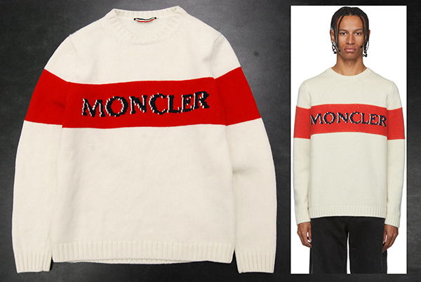 超美品 新品未使用 モンクレール ニット ロゴ 6A ニット帽 MONCLER