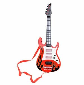 C1002：高品質のホット4弦音楽エレキギター　キッズ　楽器　教育玩具　子供のためのクリスマス新年の贈り物
