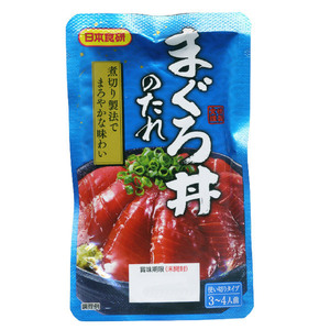 同梱可能 まぐろ丼のたれ マグロ丼 鮪丼 70g ３～４人前 日本食研/8685ｘ４袋セット/卸