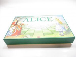 【送料無料】AliceinWonderland SAC社ストンレジン アリスチェス駒 イギリス製 不思議の国のアリス chess game 中古品