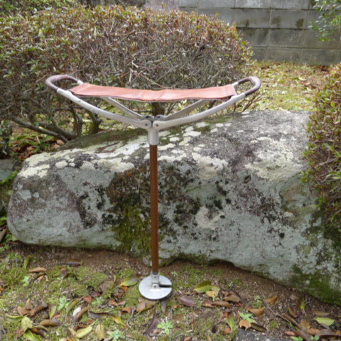 英国 アンティーク シューティングスティック 椅子　杖　ヴィンテージ イギリス蚤の市　 イギリス製 　期間限定送料無料