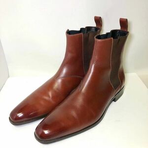  prompt decision reference regular price 113.300 jpy santoni sun to-ni24.5cm UK5.5 men's leather shoes leather shoes side-gore boots tea dress shoes 